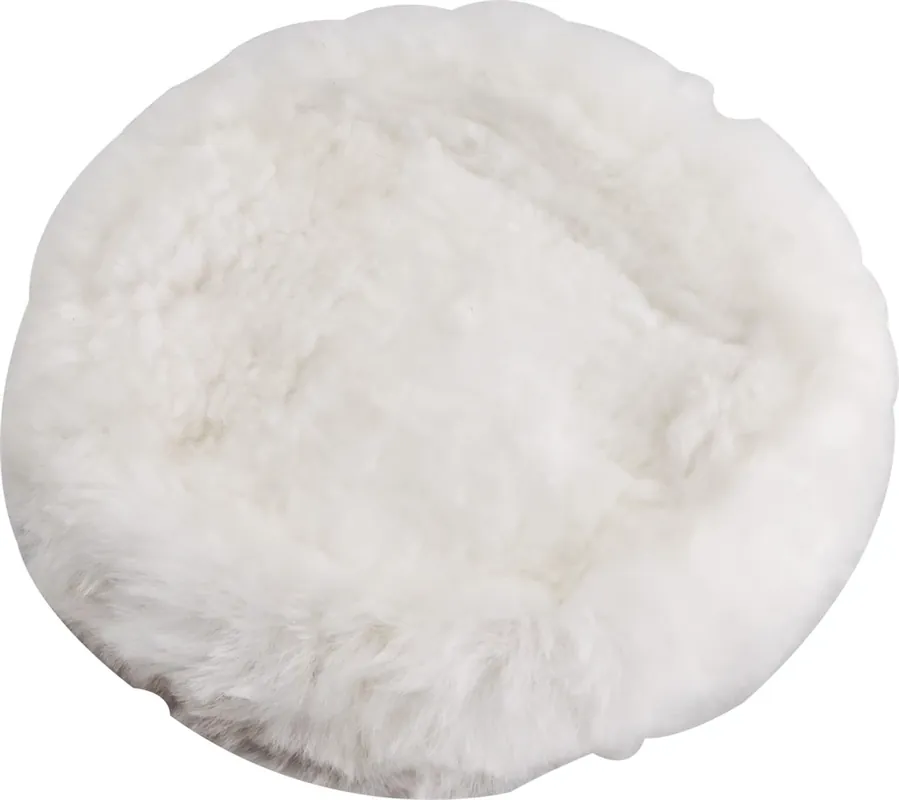 Polírkorong polírozógéphez, báránybőr, 180mm Kiárusítás